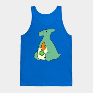 Hadrosaur Holding a Carrot Tank Top